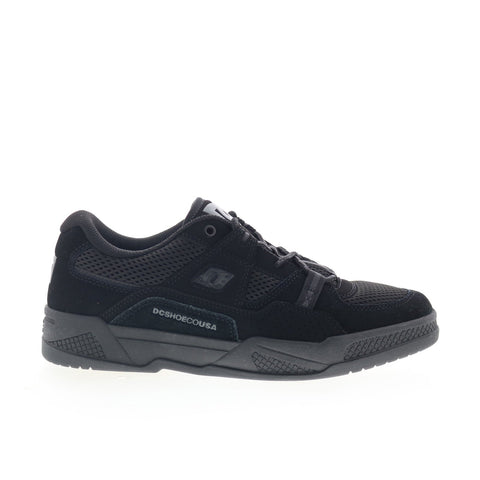 DC Construct ADYS100822-3BK Mens Black Skate Inspired Sneakers Shoes