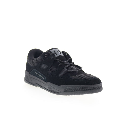 DC Construct ADYS100822-3BK Mens Black Skate Inspired Sneakers Shoes