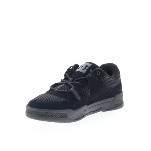 DC Construct ADYS100822-3BK Mens Black Skate Inspired Sneakers Shoes
