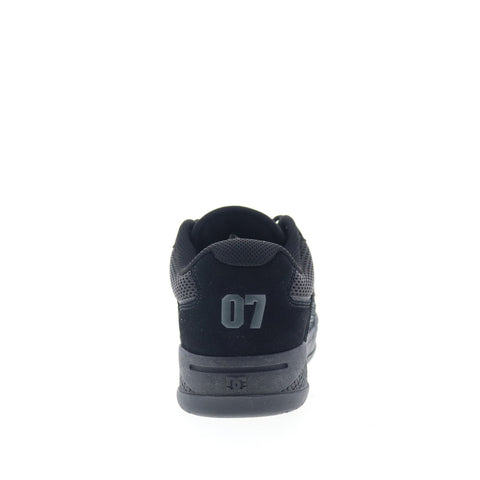 DC Construct ADYS100822-3BK Mens Black Skate Inspired Sneakers Shoes