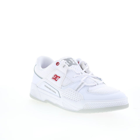 DC Construct ADYS100822-WR6 Mens White Skate Inspired Sneakers Shoes