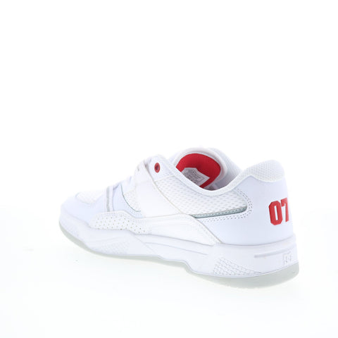 DC Construct ADYS100822-WR6 Mens White Skate Inspired Sneakers Shoes