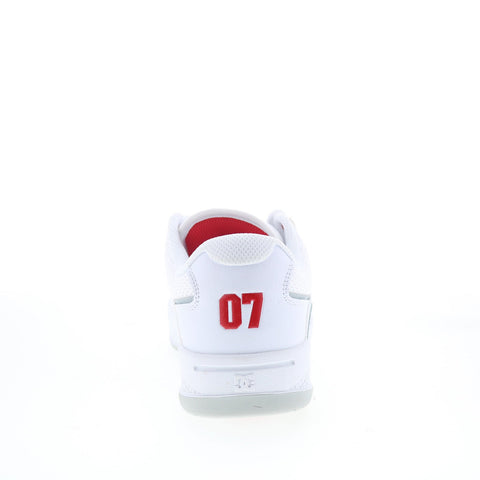DC Construct ADYS100822-WR6 Mens White Skate Inspired Sneakers Shoes