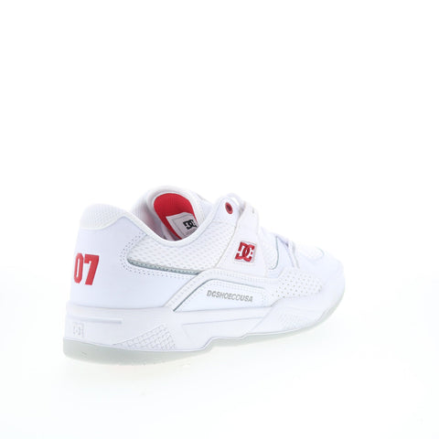 DC Construct ADYS100822-WR6 Mens White Skate Inspired Sneakers Shoes