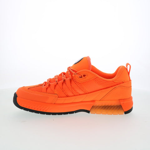 DC Lucien ADYS100833-FUO Mens Orange Leather Skate Inspired Sneakers Shoes