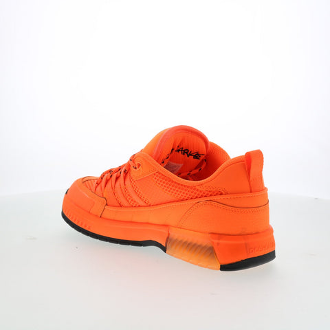 DC Lucien ADYS100833-FUO Mens Orange Leather Skate Inspired Sneakers Shoes