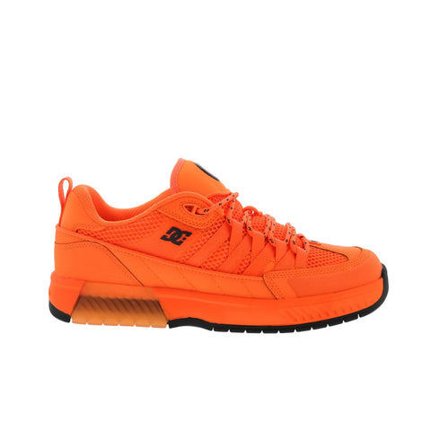 DC Lucien ADYS100833-FUO Mens Orange Leather Skate Inspired Sneakers Shoes