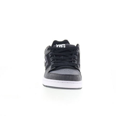 DC Spartan Sport Low SE ADYS101173 Mens Black Skate Inspired Sneakers Shoes