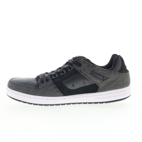 DC Spartan Sport Low SE ADYS101173 Mens Black Skate Inspired Sneakers Shoes