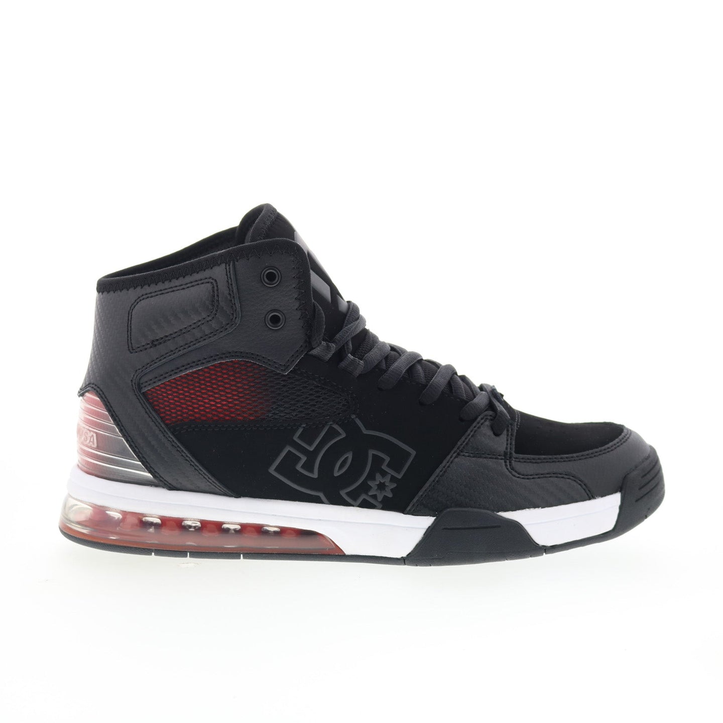 DC Versatile HI ADYS200079-XKSR Mens Black Skate Inspired Sneakers Sho ...