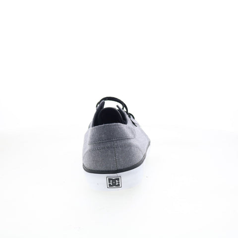 DC Standard TX SE ADYS300007 Mens Gray Canvas Skate Inspired Sneakers Shoes