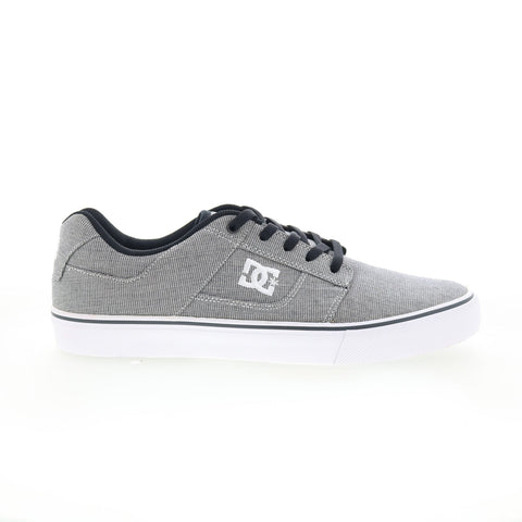 DC Bridge TX SE ADYS300014 Mens Gray Canvas Skate Inspired Sneakers Shoes