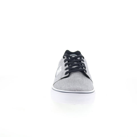 DC Bridge TX SE ADYS300014 Mens Gray Canvas Skate Inspired Sneakers Shoes