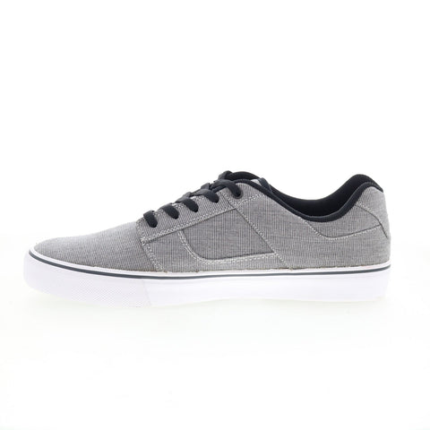 DC Bridge TX SE ADYS300014 Mens Gray Canvas Skate Inspired Sneakers Shoes