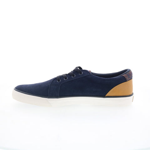 DC Council SE ADYS300027 Mens Blue Suede Skate Inspired Sneakers Shoes