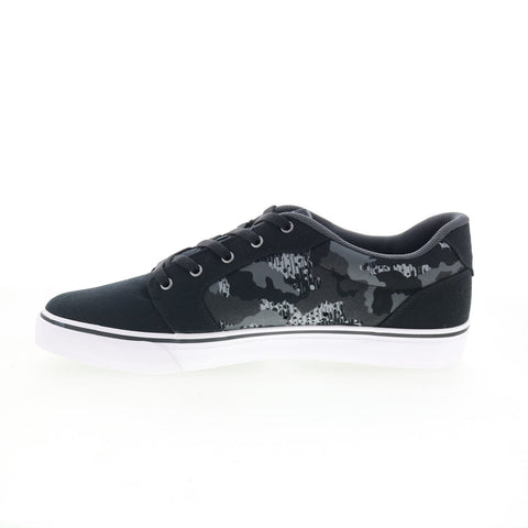 DC Anvil TX SE ADYS300036 Mens Black Canvas Skate Inspired Sneakers Shoes
