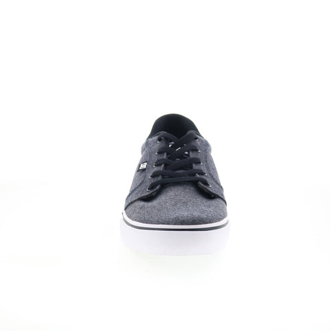 DC Anvil TX SE ADYS300036 Mens Gray Canvas Skate Inspired Sneakers Shoes