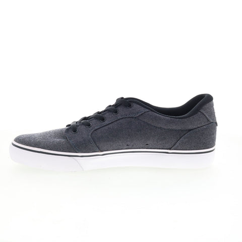 DC Anvil TX SE ADYS300036 Mens Gray Canvas Skate Inspired Sneakers Shoes