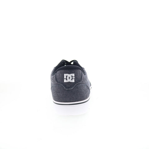 DC Anvil TX SE ADYS300036 Mens Gray Canvas Skate Inspired Sneakers Shoes