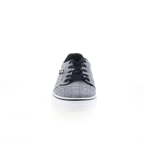 DC Anvil TX SE ADYS300036 Mens Gray Canvas Skate Inspired Sneakers Shoes