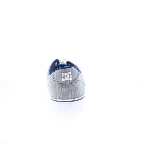 DC Anvil TX SE ADYS300036 Mens Gray Canvas Skate Inspired Sneakers Shoes