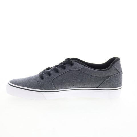 DC Anvil TX SE ADYS300036 Mens Gray Canvas Skate Inspired Sneakers Shoes