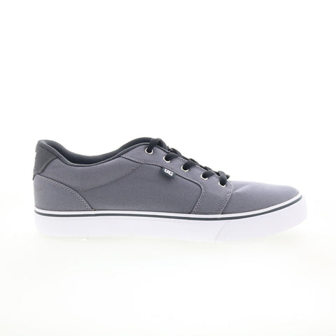 DC Anvil TX SE ADYS300036 Mens Gray Canvas Skate Inspired Sneakers Shoes