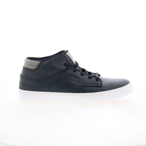 DC Comrade Mid ADYS300045 Mens Black Leather Skate Inspired Sneakers Shoes