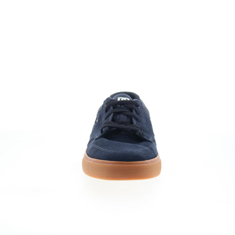 DC Nyjah Vulc ADYS300068 Mens Blue Suede Skate Inspired Sneakers Shoes