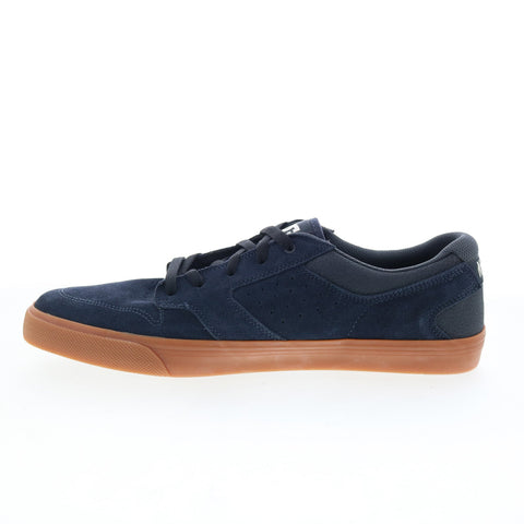 DC Nyjah Vulc ADYS300068 Mens Blue Suede Skate Inspired Sneakers Shoes