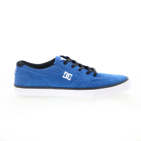 DC Nyjah Vulc ADYS300068 Mens Blue Suede Skate Inspired Sneakers Shoes