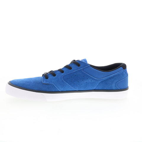 DC Nyjah Vulc ADYS300068 Mens Blue Suede Skate Inspired Sneakers Shoes