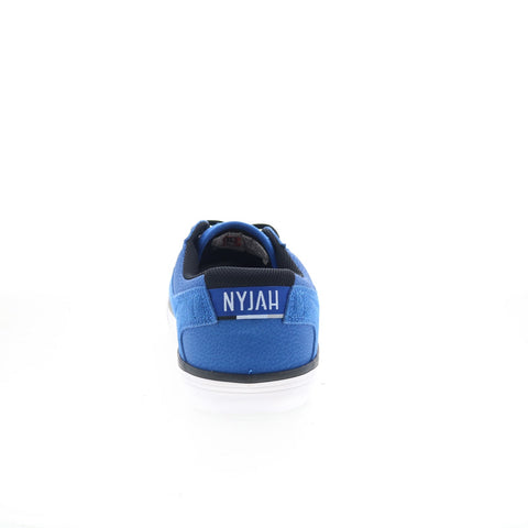 DC Nyjah Vulc ADYS300068 Mens Blue Suede Skate Inspired Sneakers Shoes