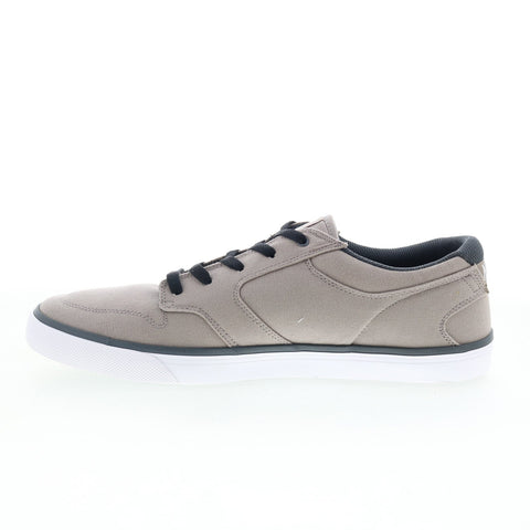 DC Nyjah Vulc TX ADYS300094 Mens Gray Canvas Skate Inspired Sneakers Shoes