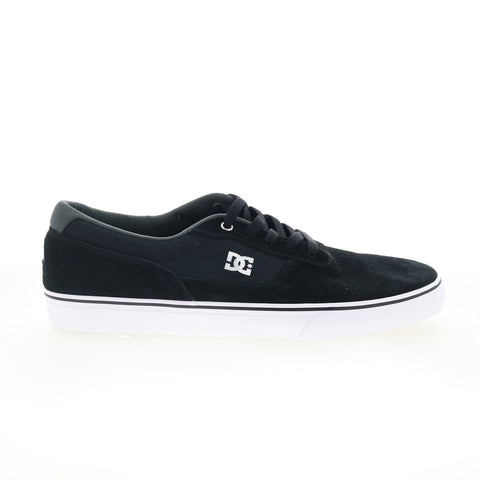 DC Switch S ADYS300104 Mens Black Suede Skate Inspired Sneakers Shoes