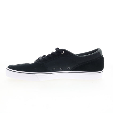 DC Switch S ADYS300104 Mens Black Suede Skate Inspired Sneakers Shoes