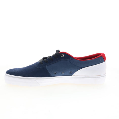 DC Switch S ADYS300104 Mens Blue Suede Skate Inspired Sneakers Shoes