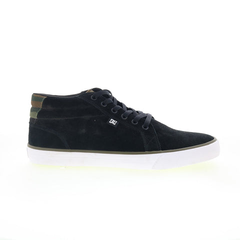DC Council Mid SD ADYS300106 Mens Blue Suede Skate Inspired Sneakers Shoes