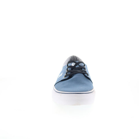 DC Trase TX SE ADYS300123 Mens Blue Canvas Skate Inspired Sneakers Shoes