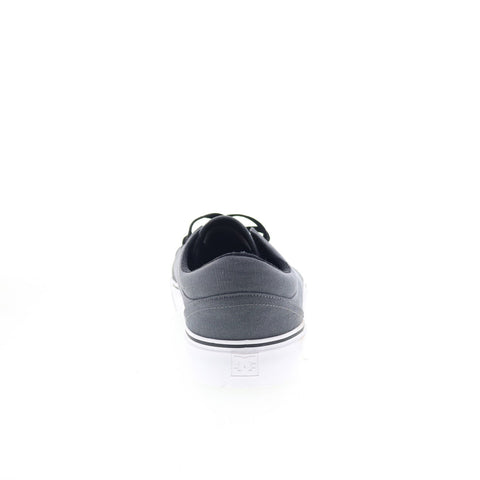 DC Trase TX ADYS300126 Mens Gray Canvas Skate Inspired Sneakers Shoes