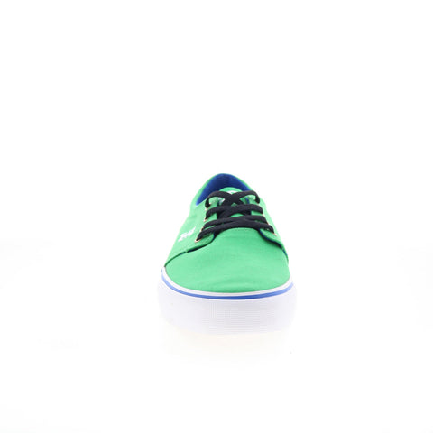 DC Trase TX ADYS300126 Mens Green Canvas Skate Inspired Sneakers Shoes
