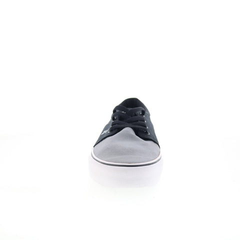 DC Trase TX ADYS300126 Mens Gray Canvas Skate Inspired Sneakers Shoes