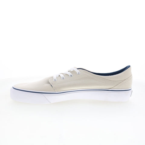 DC Trase TX ADYS300126 Mens Beige Canvas Skate Inspired Sneakers Shoes