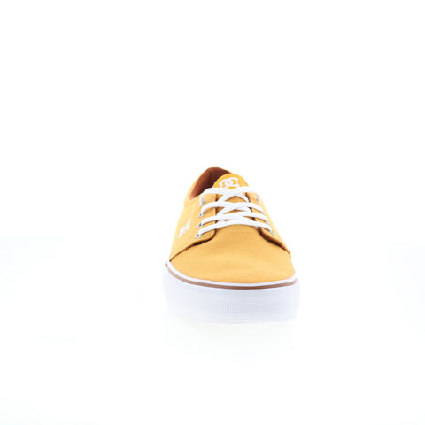 DC Trase TX ADYS300126 Mens Yellow Canvas Skate Inspired Sneakers Shoes