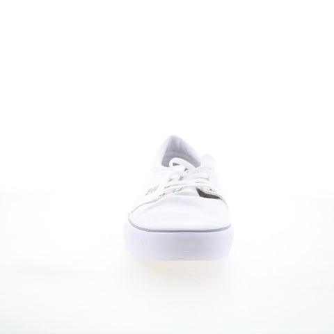 DC Trase TX ADYS300126 Mens White Canvas Skate Inspired Sneakers Shoes
