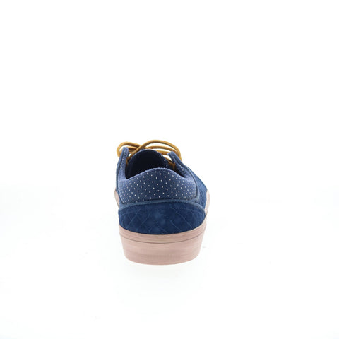 DC Trase LX ADYS300141 Mens Blue Suede Skate Inspired Sneakers Shoes