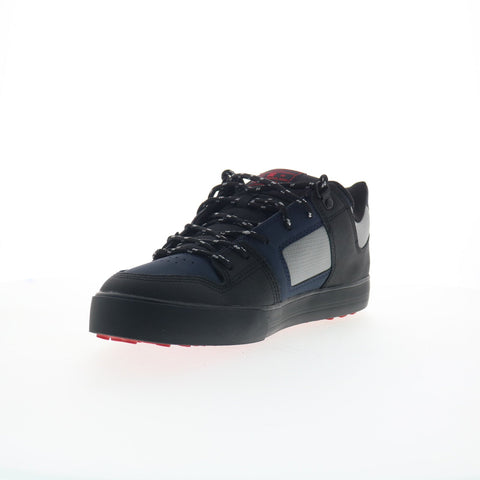 DC Pure WNT ADYS300151-NB3 Mens Blue Leather Skate Inspired Sneakers Shoes