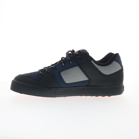 DC Pure WNT ADYS300151-NB3 Mens Blue Leather Skate Inspired Sneakers Shoes