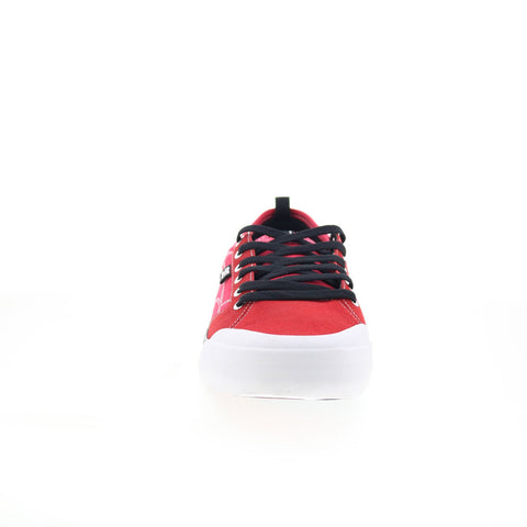 DC Evan Smith ADYS300203 Mens Red Suede Skate Inspired Sneakers Shoes