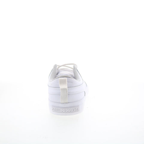 DC Lynx Vulc ADYS300235 Mens White Leather Skate Inspired Sneakers Shoes